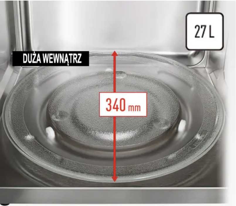 Panasonic NN-CD575 kompaktowa kuchenka wielofunkcyjna Slim-Line