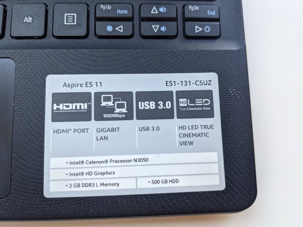 Продам  Acer Aspire ES1-131-C5UZ екран 11.6