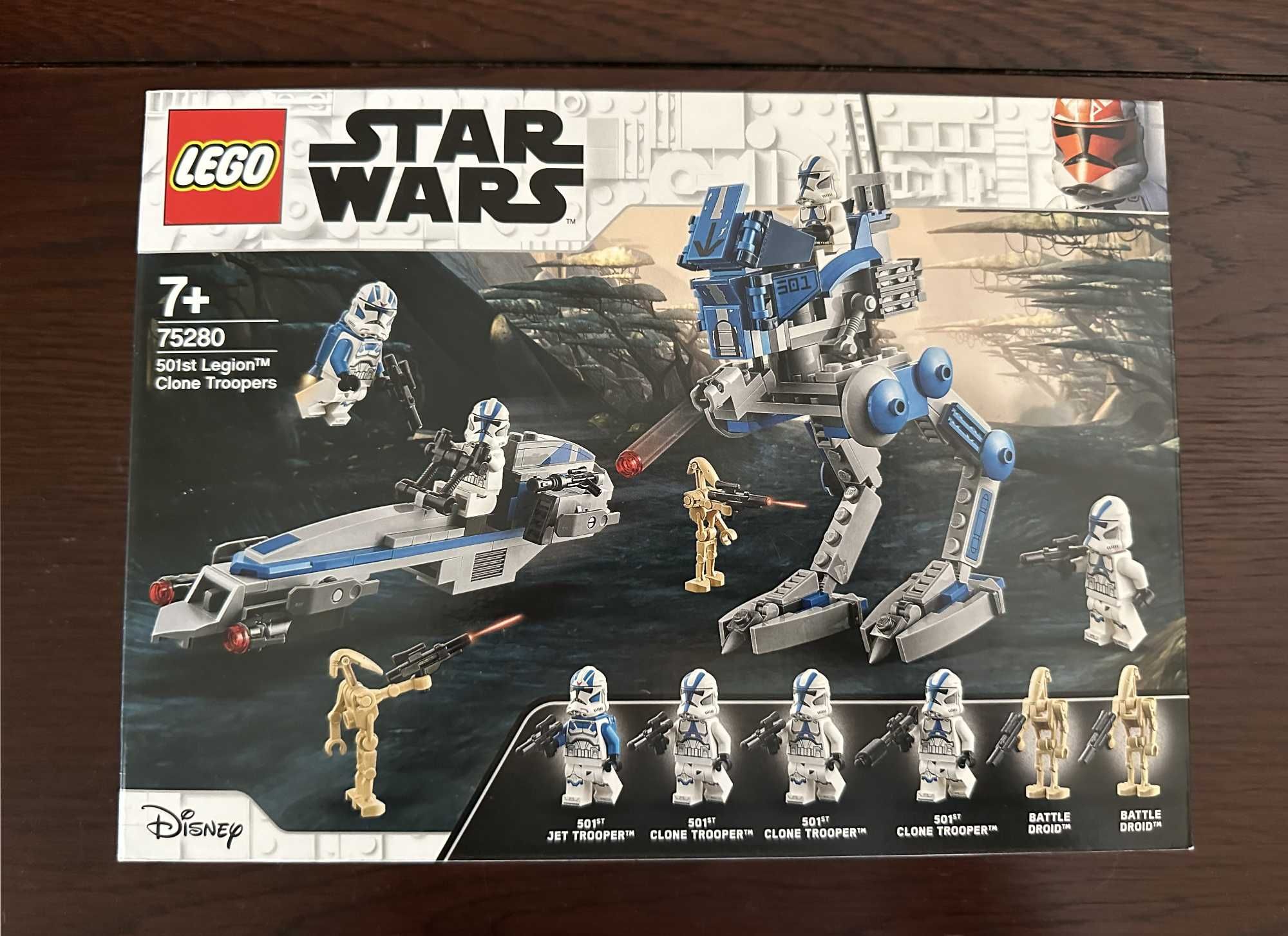 LEGO Star Wars 75280 – 501st Legion Clone Troopers – Novo e Selado