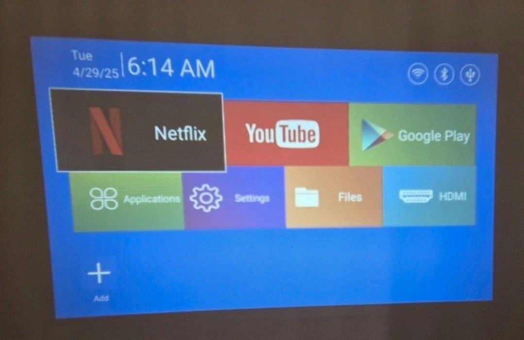 Projektor multimedialny,  rzutnik z wifi, Android  NOWY