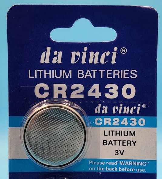 Zestaw 5 Szt Bateria Litowa Baterie Litowe Guzikowe Cr2430 Br2430