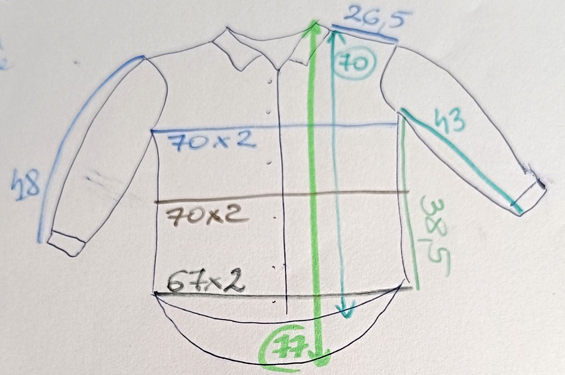 Zara Woman koszula długa damska L XL biust 70x2 oversize paski rybki