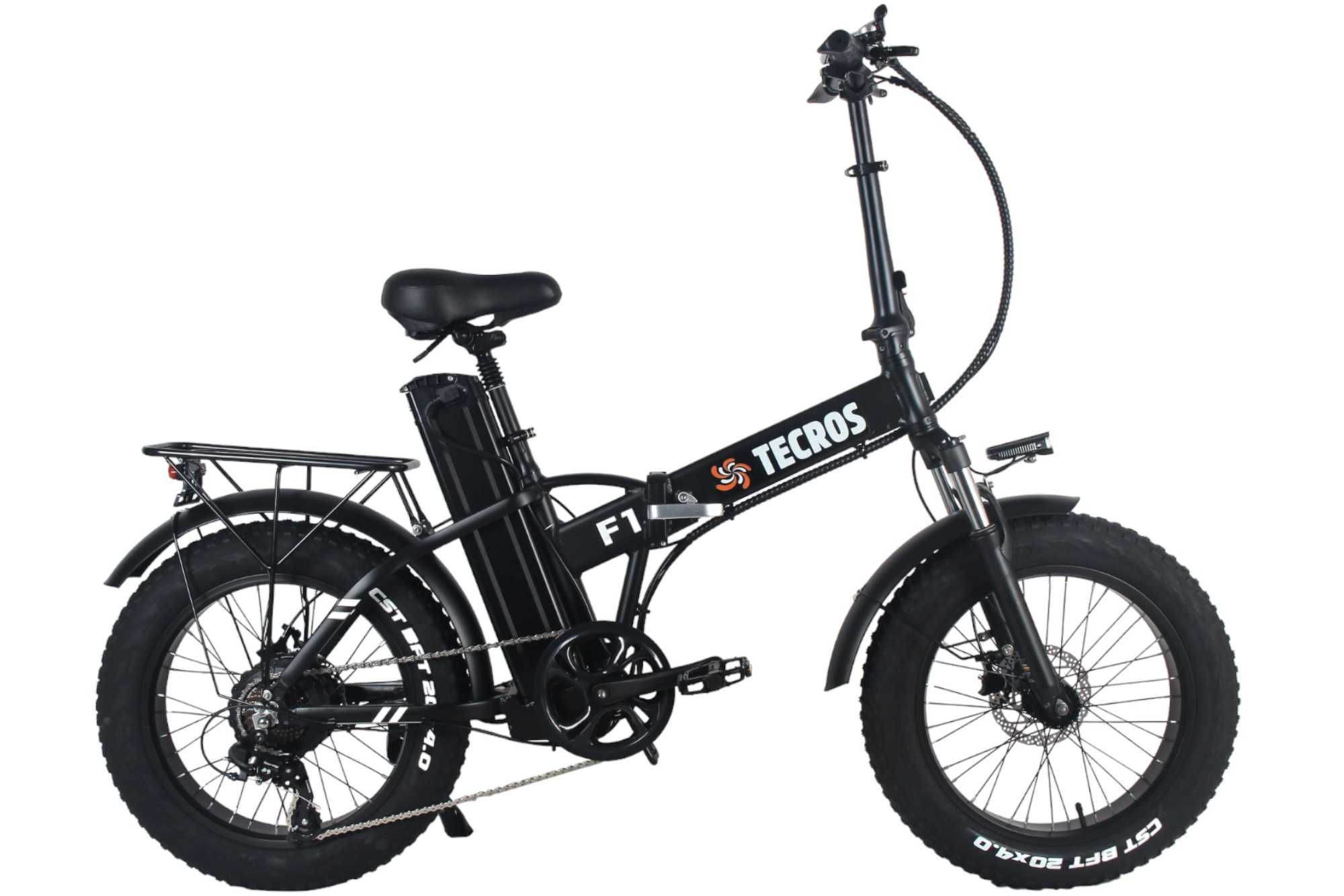 Электровелосипед fatbike Tecros F1 48v 20ah 750/1000w 20"