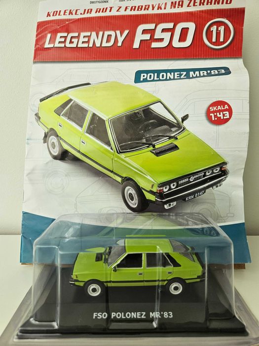 Model Polonez MR'83 Legendy FSO DeAgostini skala 1:43