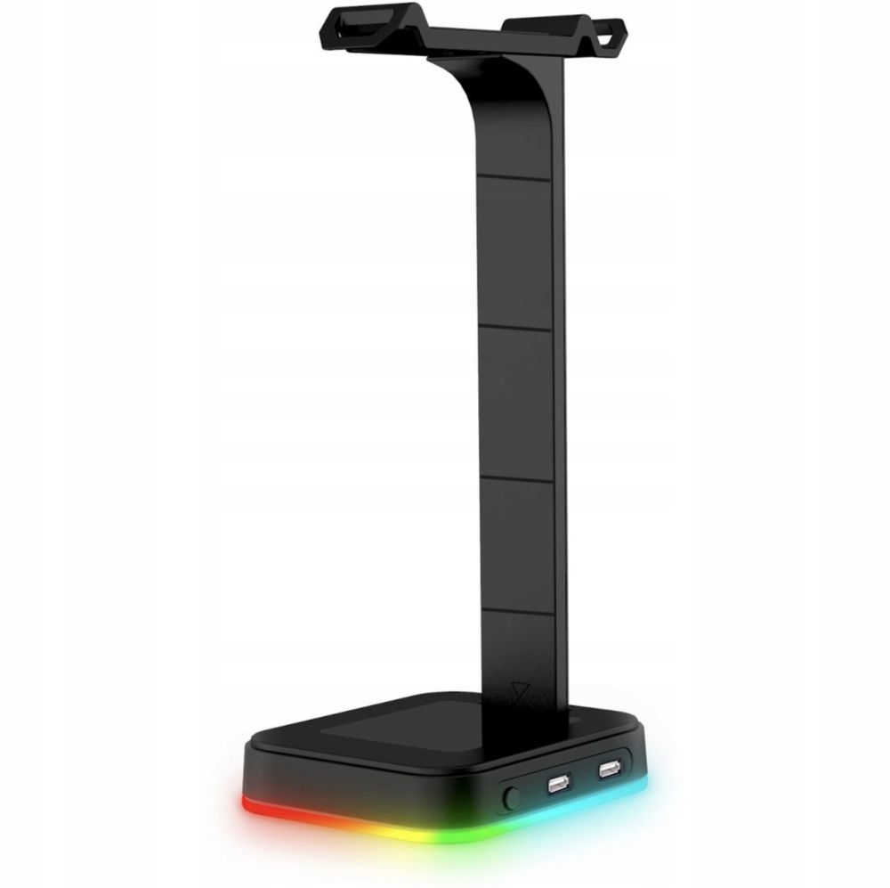 NOWY Gamingowy stojak słuchawkowy z podświetleniem LED USB