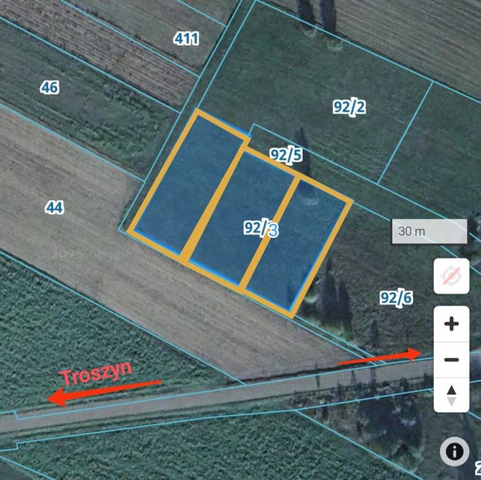 Działki budowlane 1100m2