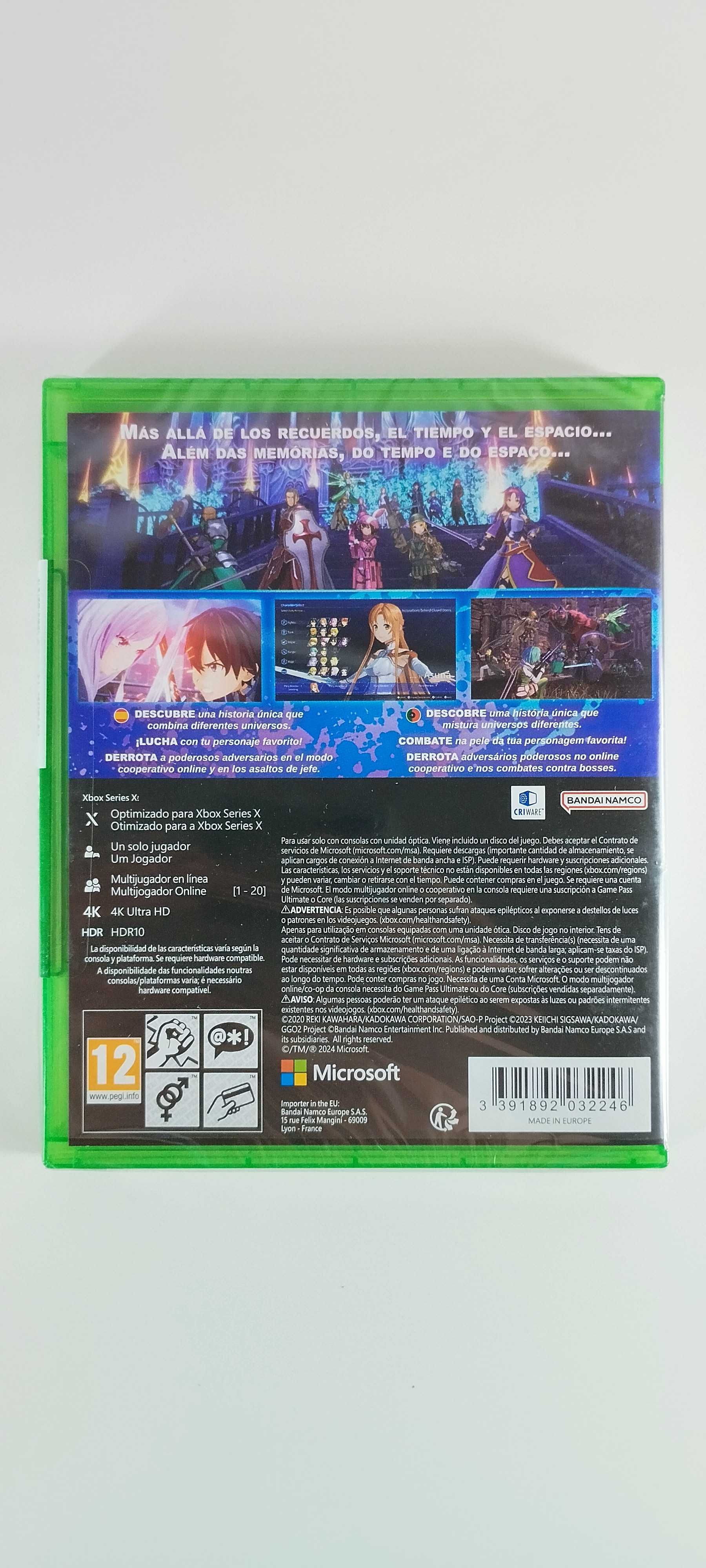 Sword Art Online Fractured Daydream Xbox Series X Selado