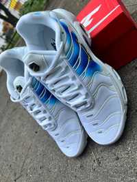 Nike air max TN plus, R 41-45, nowe, białe niebieski