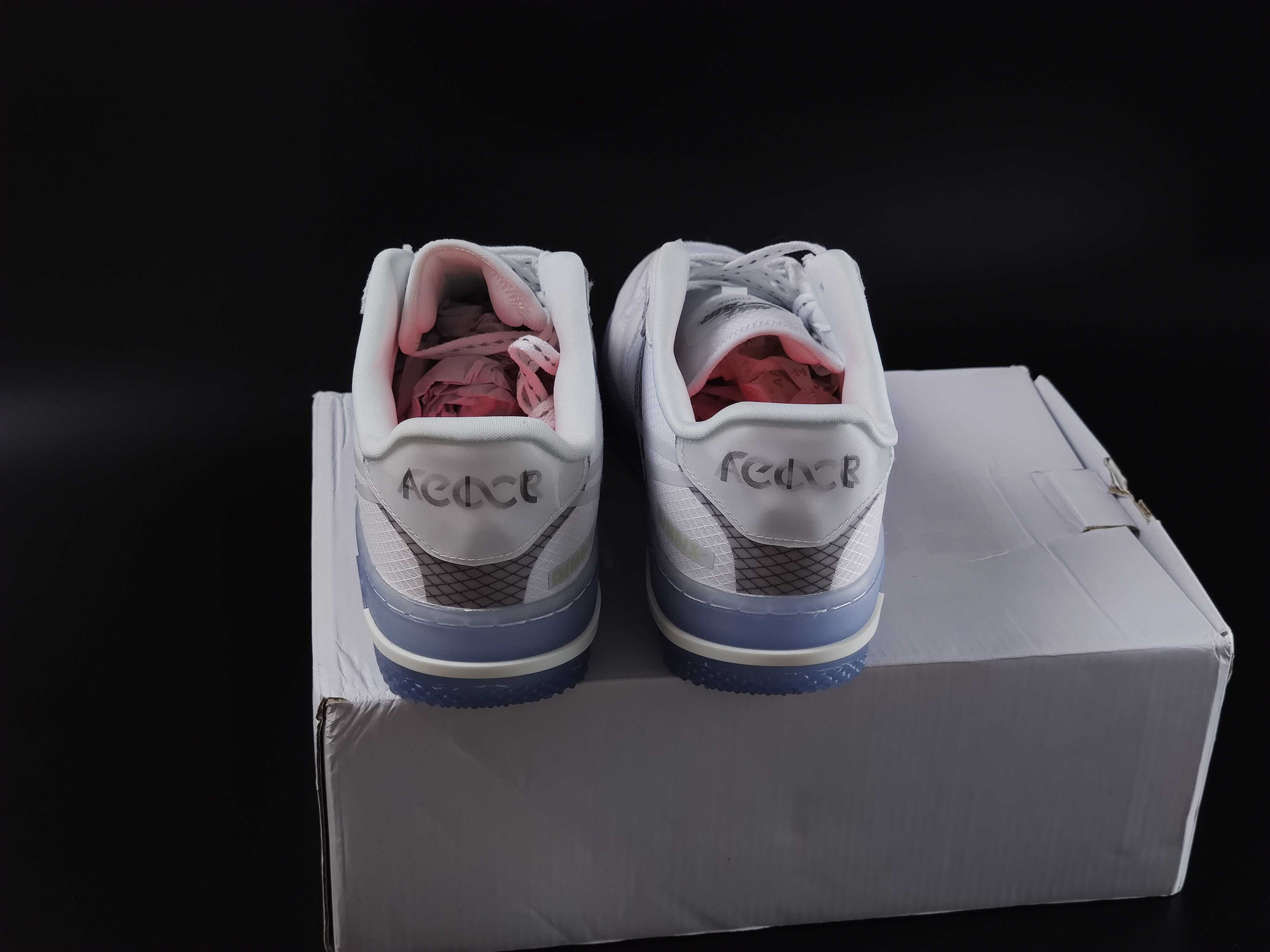 Nike Air Force 1 React White Light Bone CQ8879-100 (43)