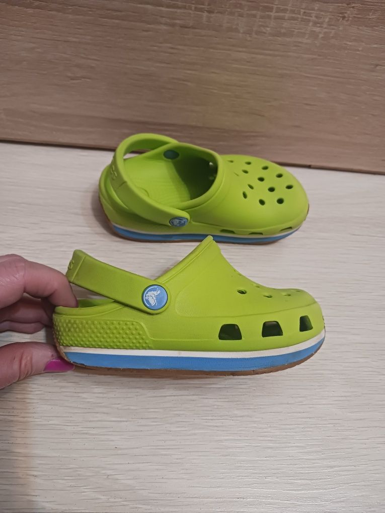 Zielone buty Crocs 6/7 rozm. 22/23