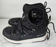 Czarne Moon Boot 33 śniegowce