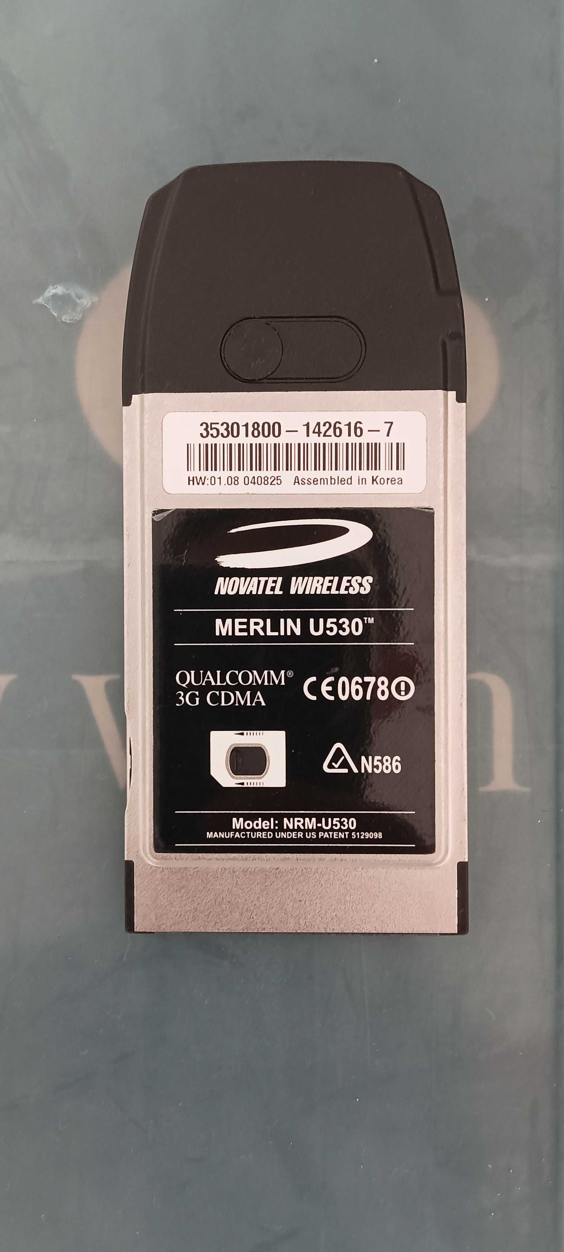 Placa PCMCIA Wifi + Cartão SIM