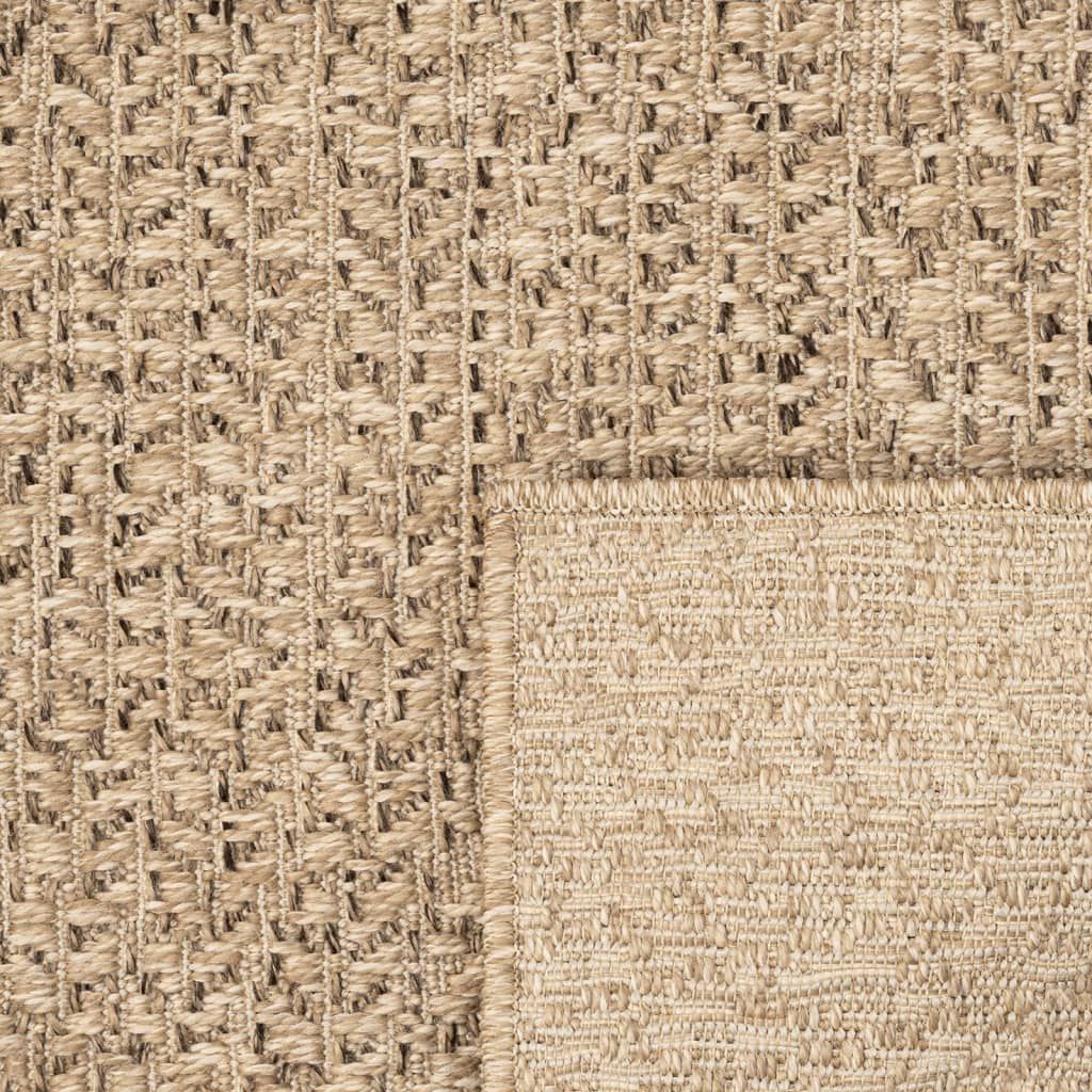 Vidaxl Dywan Zizur, 120X120 Cm, Stylizowany Na Jutowy