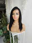Peruka naturlana Kim czarna lace front włosy naturalne