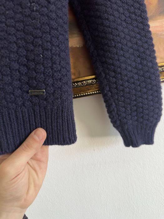 Теплый свитер Barbour из шерсти шетландских овец Размер 12