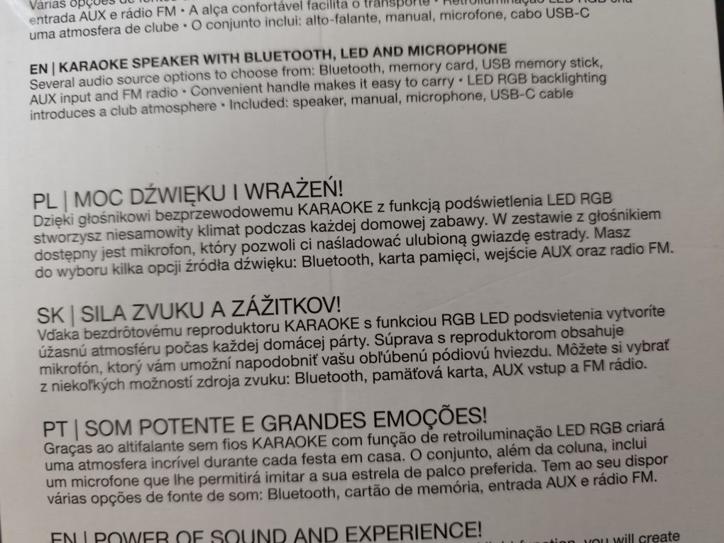 Głośnik bluetooth z mikrofonem