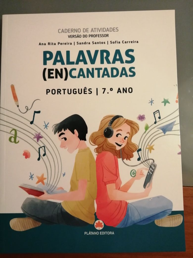 Palavras (EN)Cantadas - Português - 7º Ano  -Versão do professor NOVO!