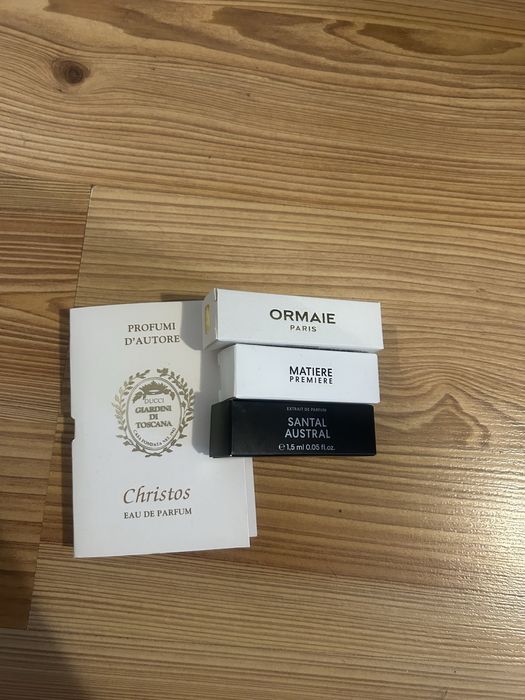 Zestaw perfum niszowych Ormaie, Vanilla powder, profumi d’autore