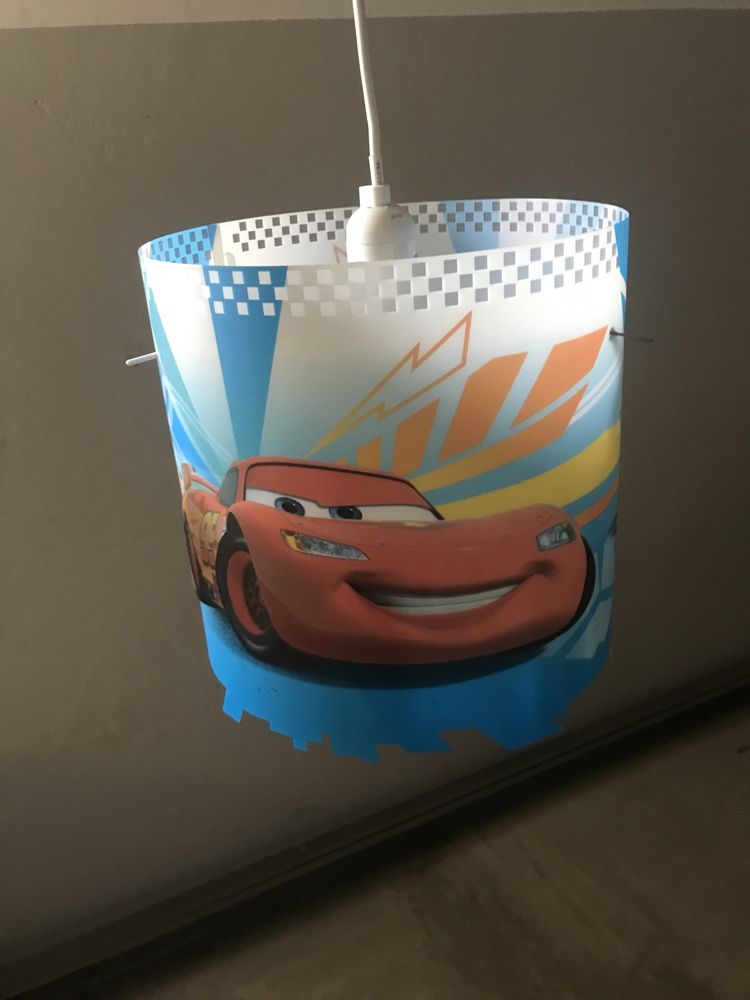Żyrandol lampa sufitowa Zygzak Mcqueen