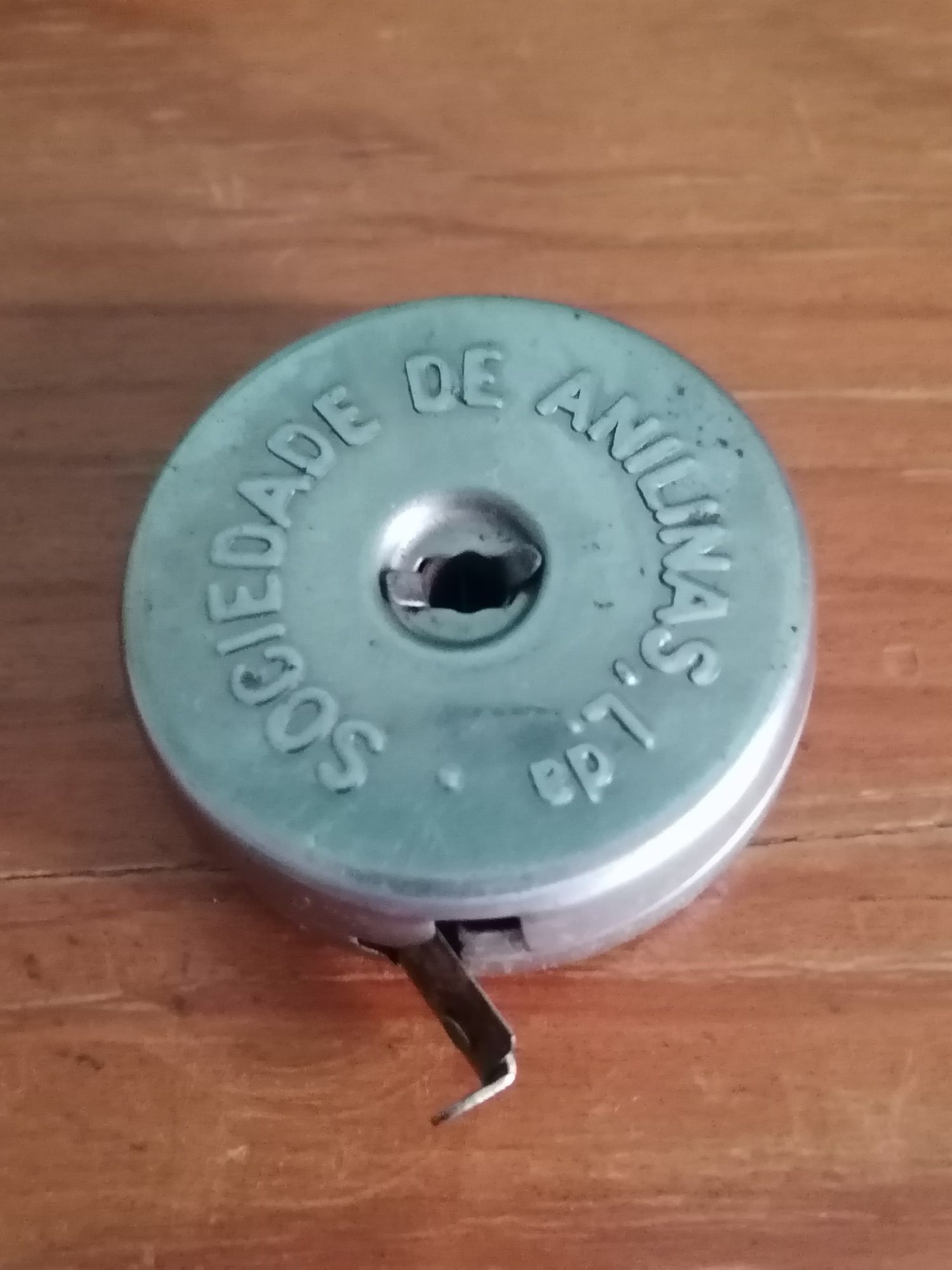 Fita métrica antiga "Soc.Anilina