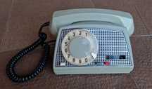 Tarczowy telefon stacjonarny Storczyk 74 Elektrim RWT Telkom PRL retro