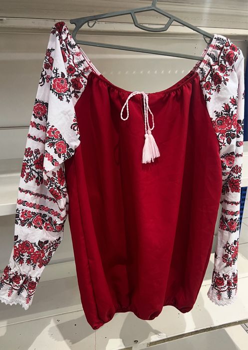 Украінська сорочка для вистав ,р.50-54.Багатобарвна