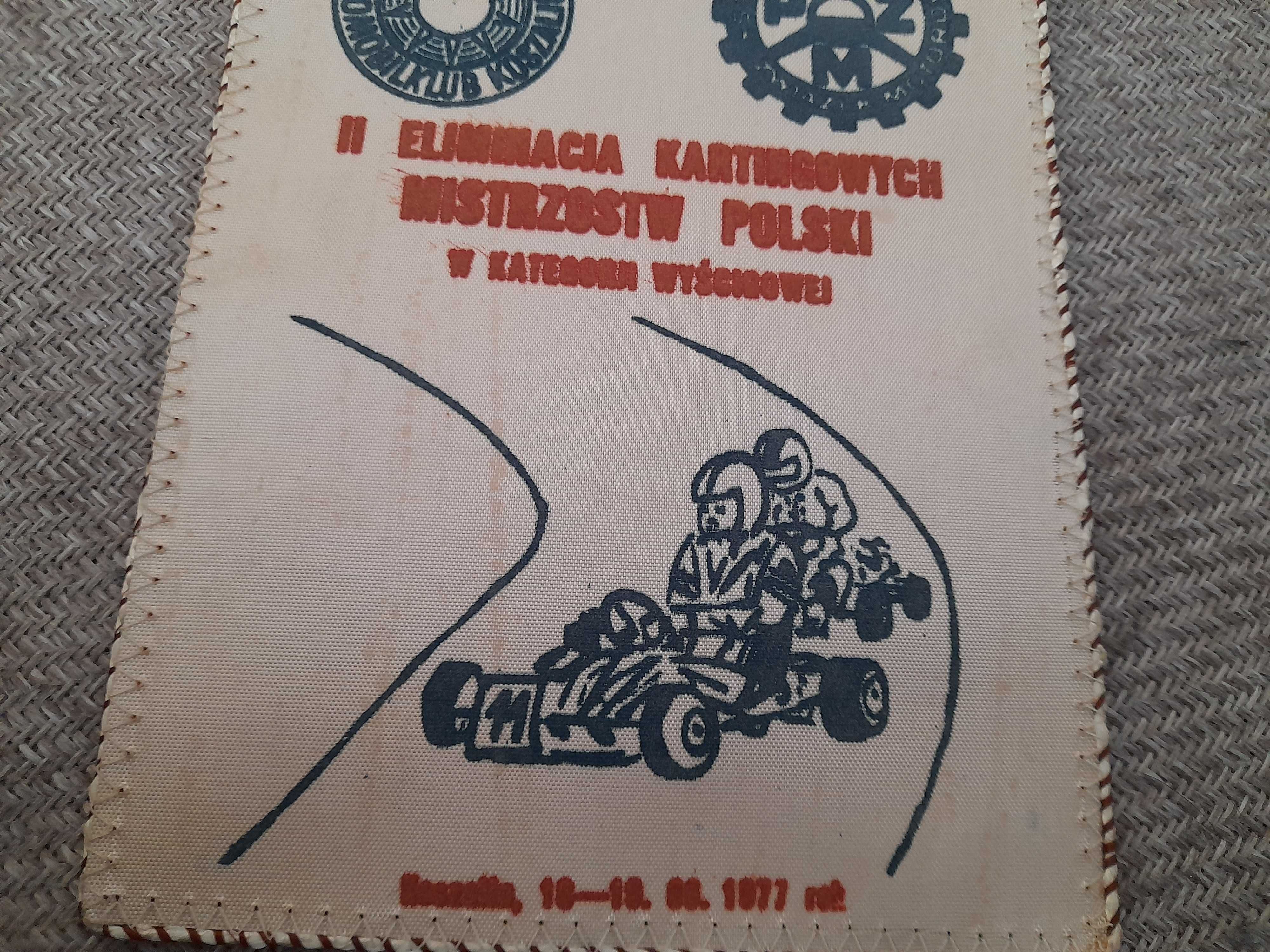 Proporczyk Koszalin Auto Mobil Klub 1977r