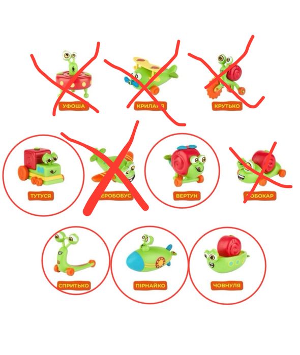 Іграшка равлик боб