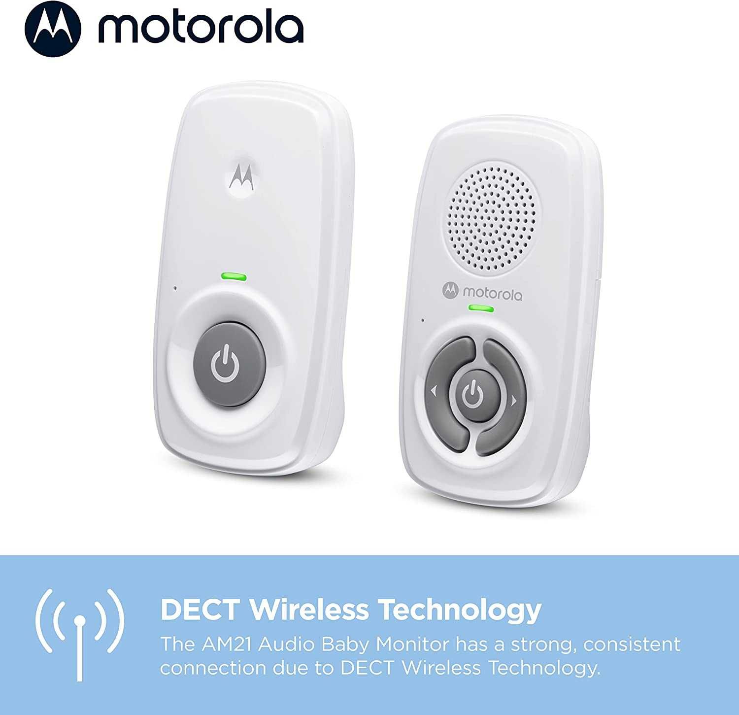 радіоняня  Motorola Baby  з технологією DECT, білий