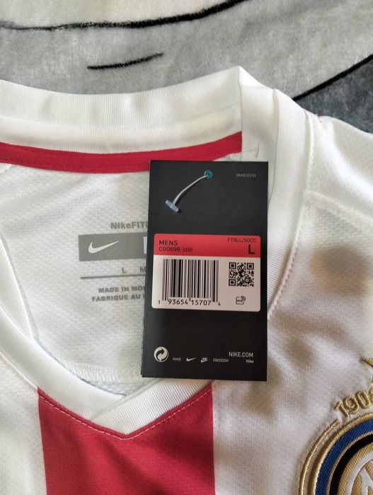 camisola nike alternativa inter milan adriano tamanho L