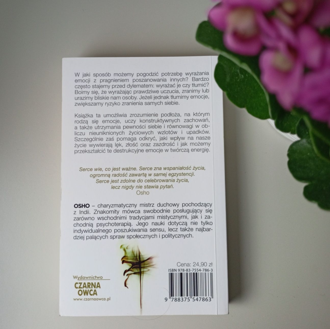 Książka OSHO Zdrowie emocjonalne. Przemień lęk, złość i zazdrość