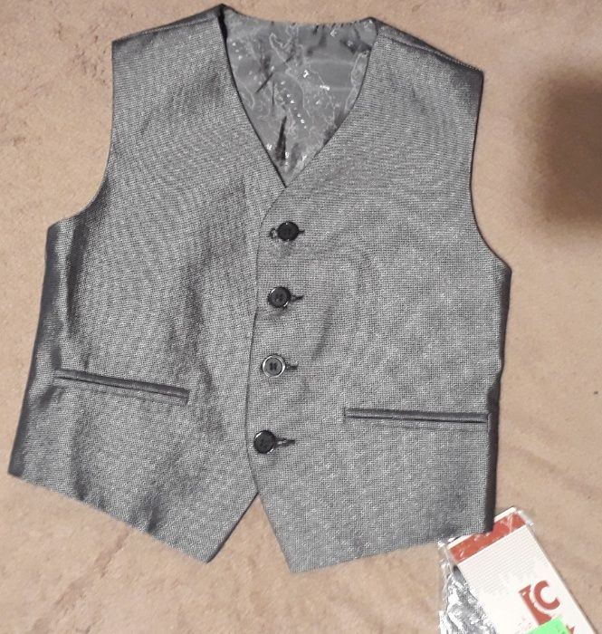 Elegancka kamizelka do garnituru dla chłopca - Nowa - rozmiar 98