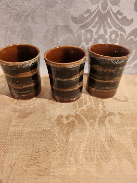 Tygrysek Kubek ,czarki do grzanego wina3szt .Mirostowice.