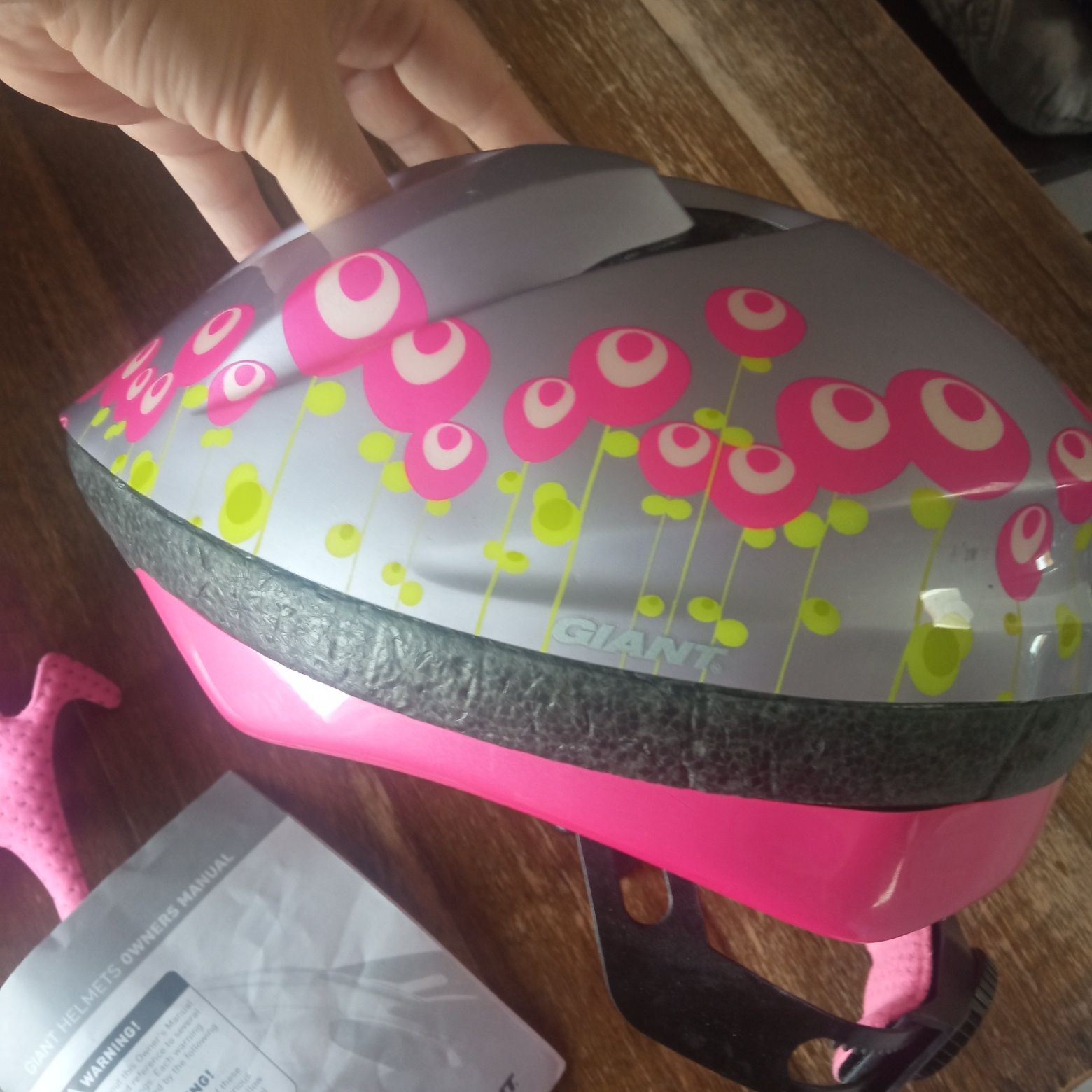 Kask rowerowy dziecięcy 4-7  lat rozmiar s  (52-56cm)