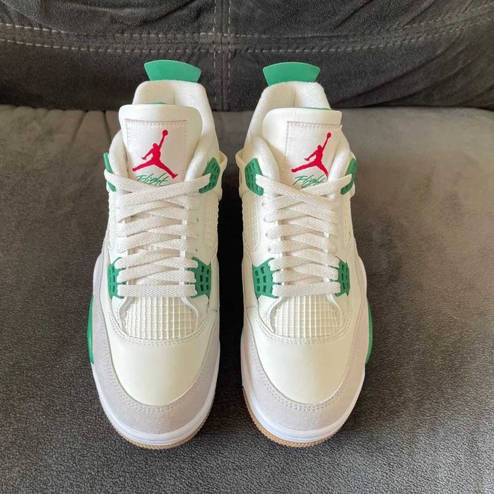 buty Espadryle Jordan 4 Retro SB PineGreen Espadryle R.41