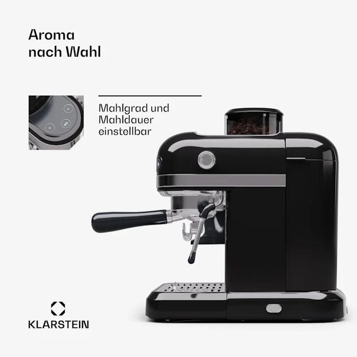 Эспрессо-машина  Bella Café с кофемолкой 1550 Вт, 20 бар, 1,4 л.