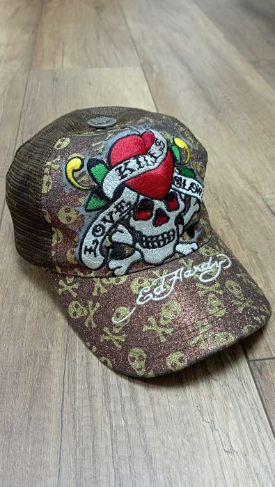 Винтажная кепка ed hardy