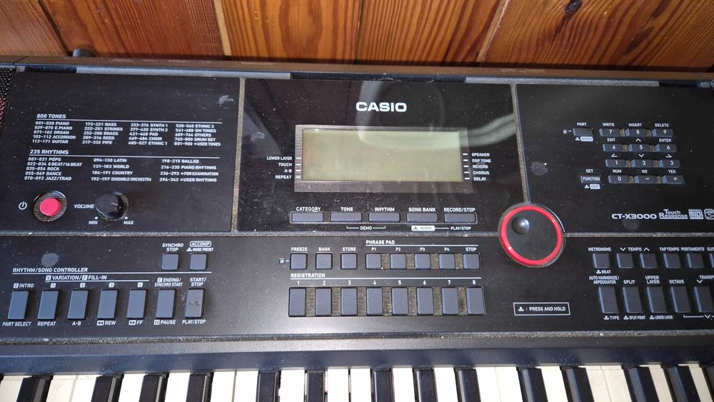 Sprzedam organy CASIO CT-X3000