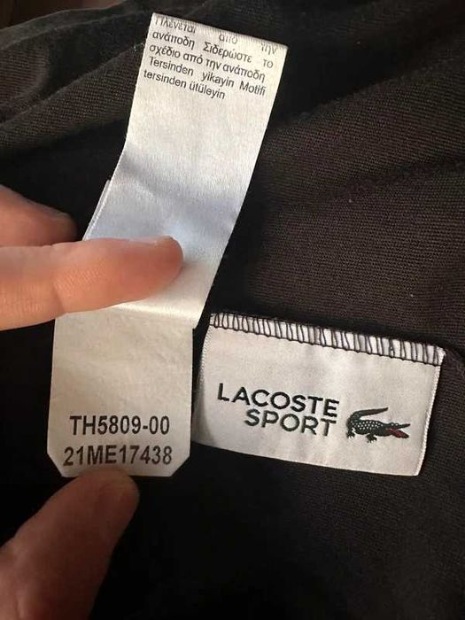 Lacoste Sport Men's Signature Print T-Shirt Jersey