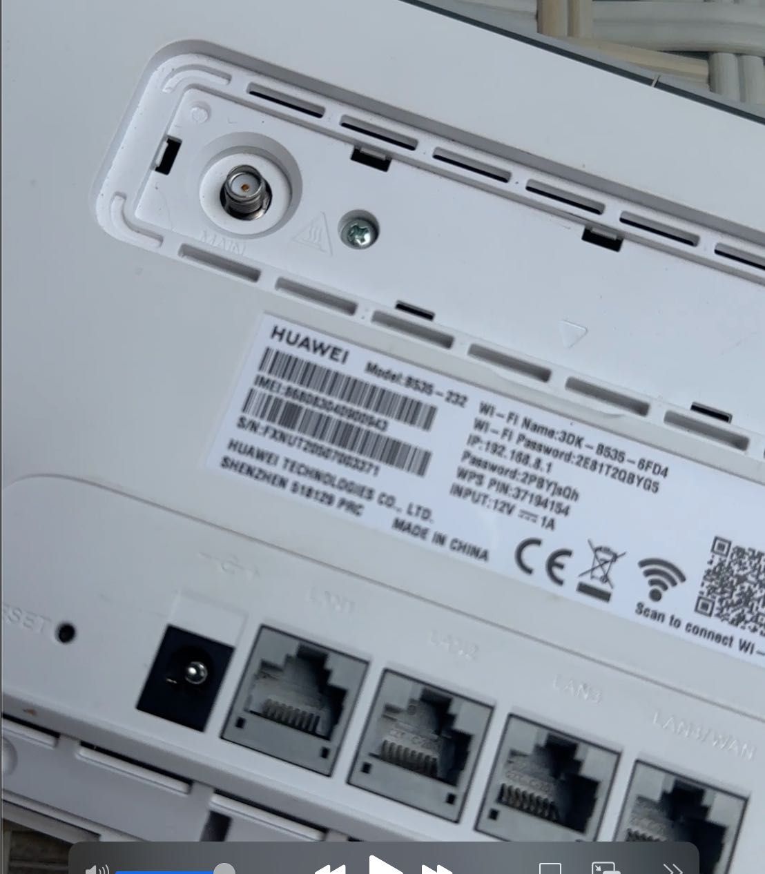 Router Huawei B535-232 + 2 Anteny