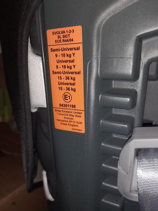 Cadeira Auto Britx Romer Multi-Tech III