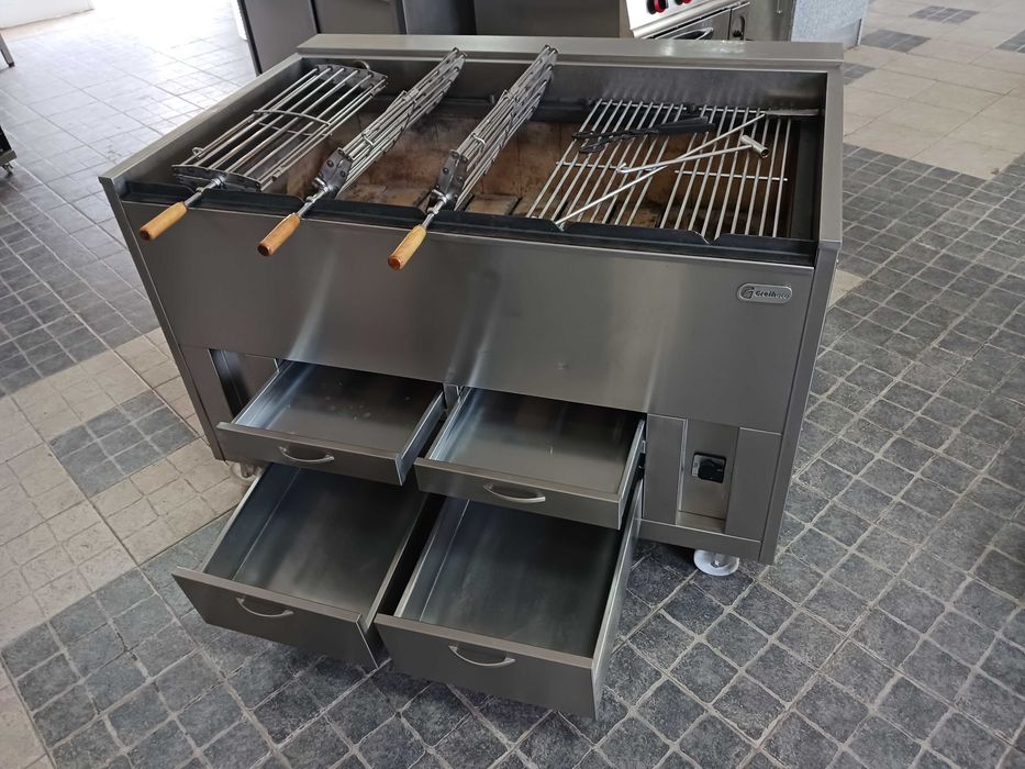 ACM1660 - Grelhador a Carvão Rotativo Grelhaço - Usado