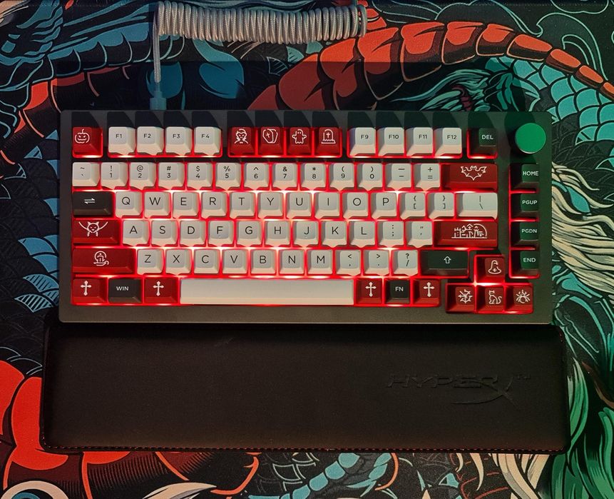 Klawiatura mechaniczna bezprzewodowa  Akko 5075B Plus Dracula RGB