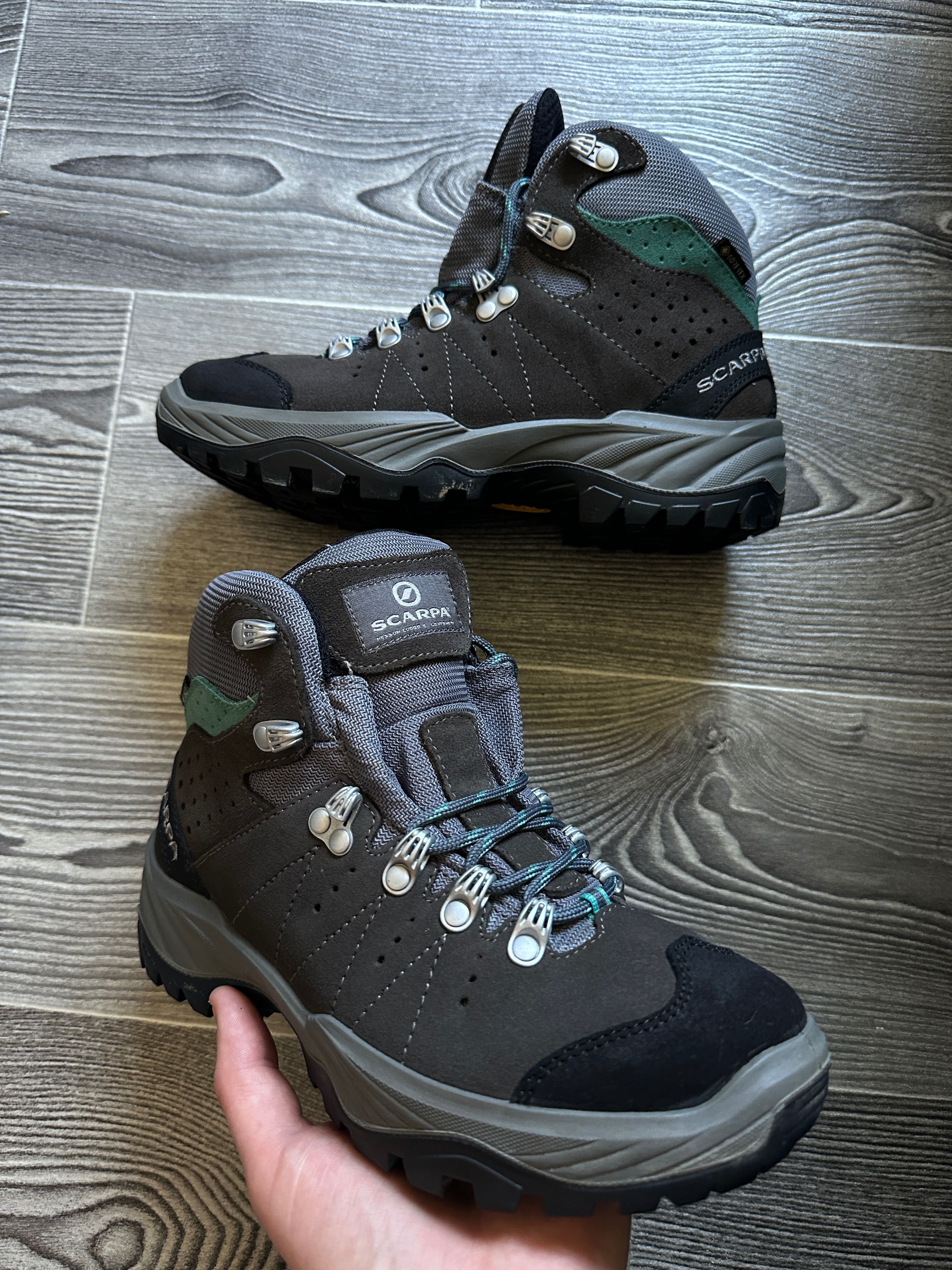 Женские трекинговые ботинки Scarpa Mistral GTX Smoke/Lagoon размер 37