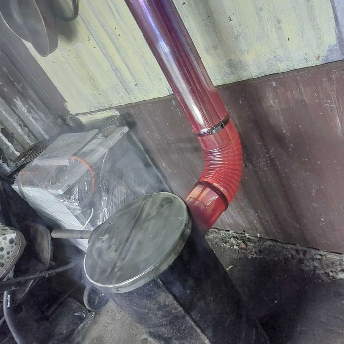 Piec typu koza, na budowe lub do garazu