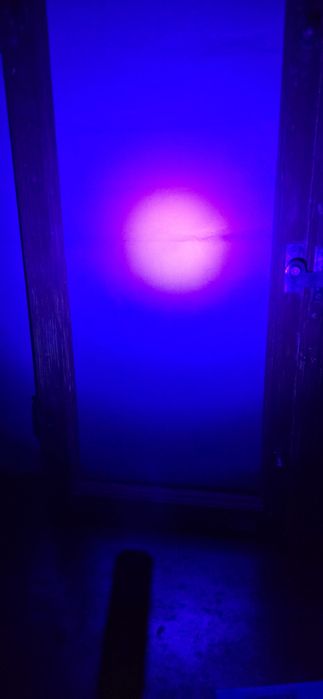 Latarka UV  , ultrafiolet .