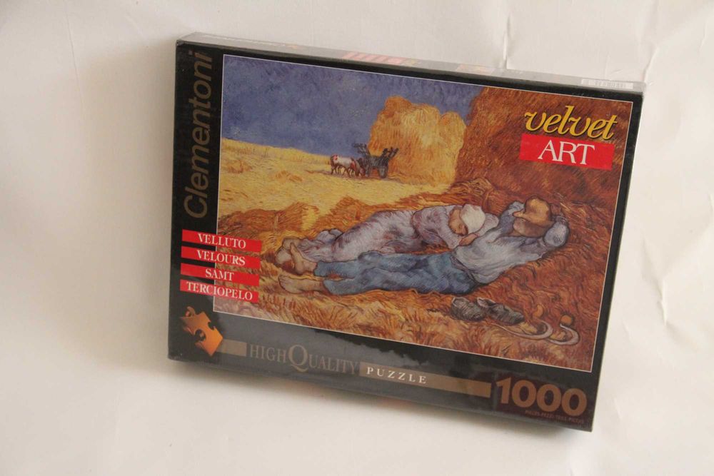 Puzzle 1000 peças aveludadas, raro