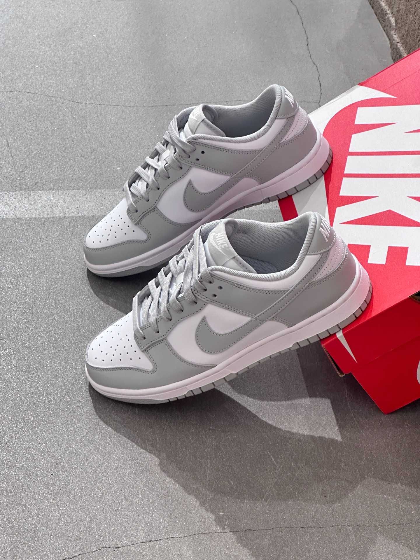 nowy Nike DunkLow GreyFog Trampki Moda R.43