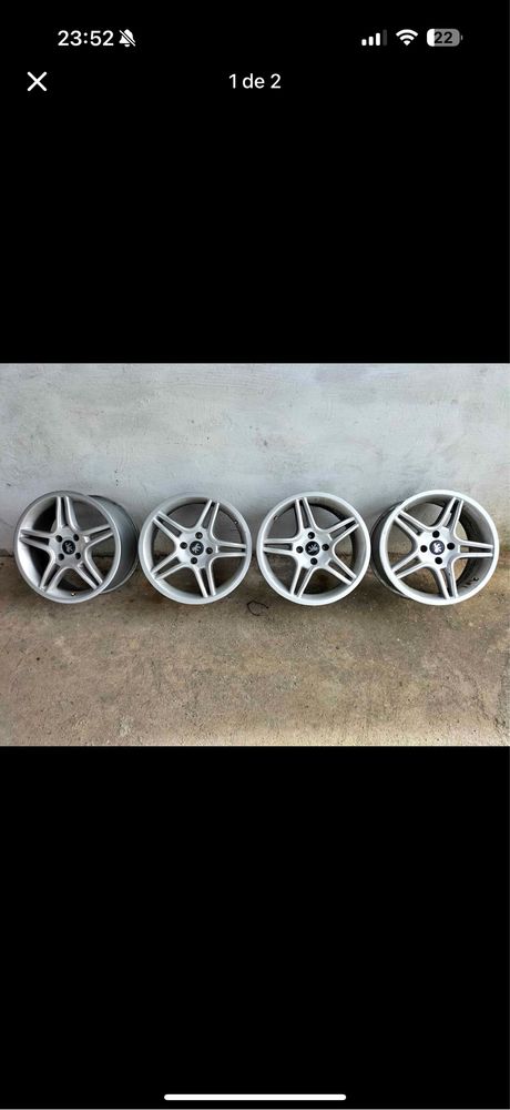Vendo jantes 17 4x108 ET35