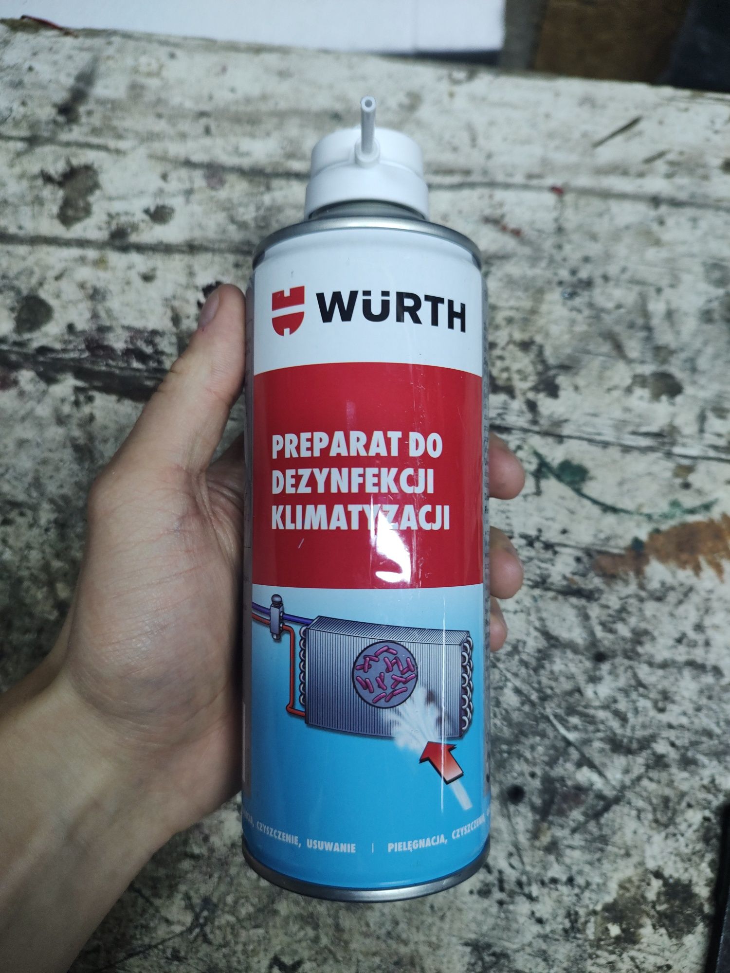 Preparat do dezynfekcji klimatyzacji Wurth
